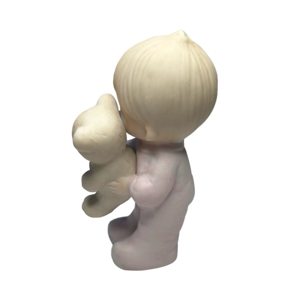 Precious Moments, Boy with Teddy Bear, 1982 - Picture 3 of 5